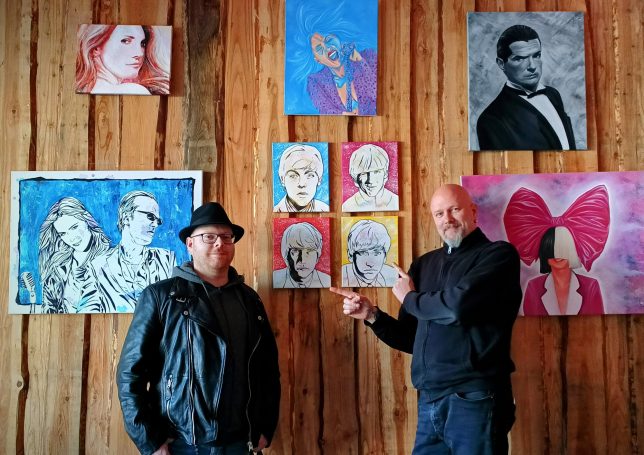 Ausstellung in Shelby's Coffeelounge in Riesa